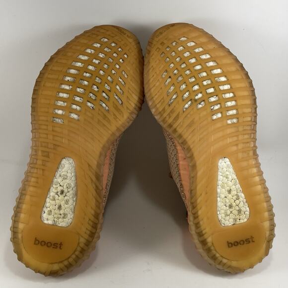 Adidas Yeezy Boost 350 V2 'Clay' Men's Size 12 Comfort Sneakers EG7490 Orange - Picture 8 of 9